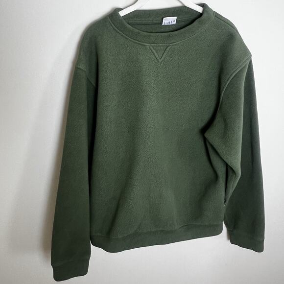 Early Winters Sherpa Fleece‎ Pullover Men's Large Green Polartec Vintage Spring - Picture 1 of 7